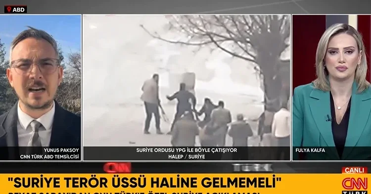 Son dakika haberi... ABD den CNN Türk e özel açıklama: Suriye, terörizm için bir üs haline gelmemeli