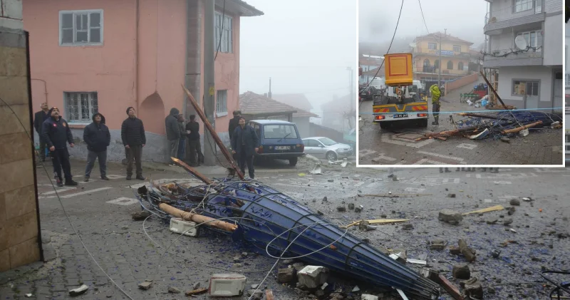 Manisa da fırtına ve yağmur hayatı olumsuz etkiledi Manisa Haberleri