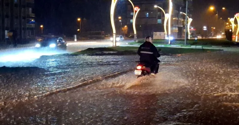 Edirne ve Kırklareli de sağanak; su baskınları yaşandı