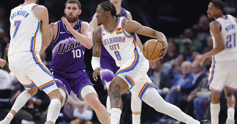 NBA de Thunder, Jazz ı uzatmada devirdi!