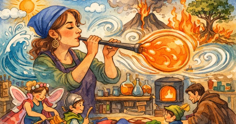 Cam, ışık ve hayal gücüyle örülü bir öğrenme programı: Camın Nefesi