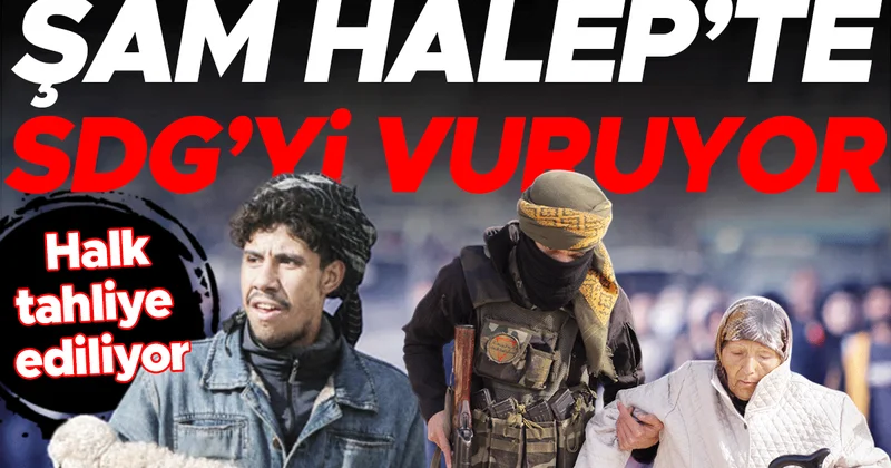 Binlerce sivil tahliye edildi... Şam’dan SDG’ye Halep operasyonu