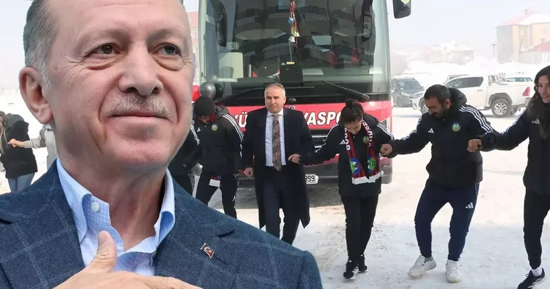 Recep Tayyip Erdoğan ın hediyesini halay çekerek kutladılar