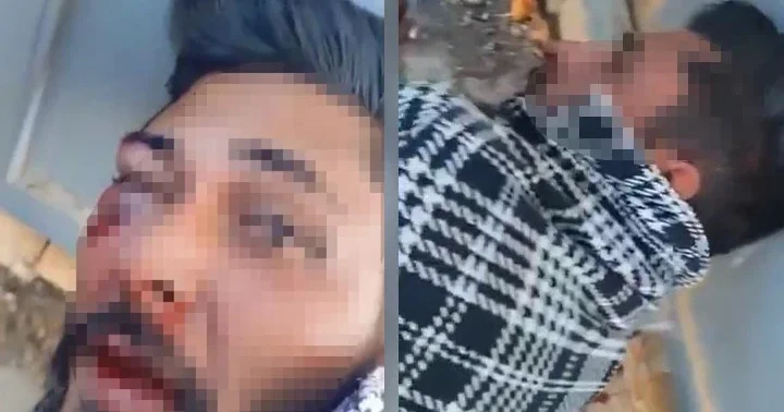 Şanlıurfa da kız çocuğunu takip edip taciz etti! Mahalleli şüpheliyi dövüp jandarmaya teslim etti