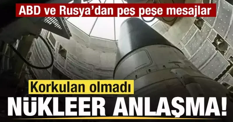 Korkulan olmadı! Tarihi nükleer anlaşması! ABD ve Rusya dan son dakika açıklamları