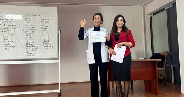 Dağkapı Devlet Hastanesinde işaret dili eğitimi Diyarbakır Haberleri