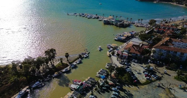 Akyaka da denizin rengi değişti Muğla Haberleri