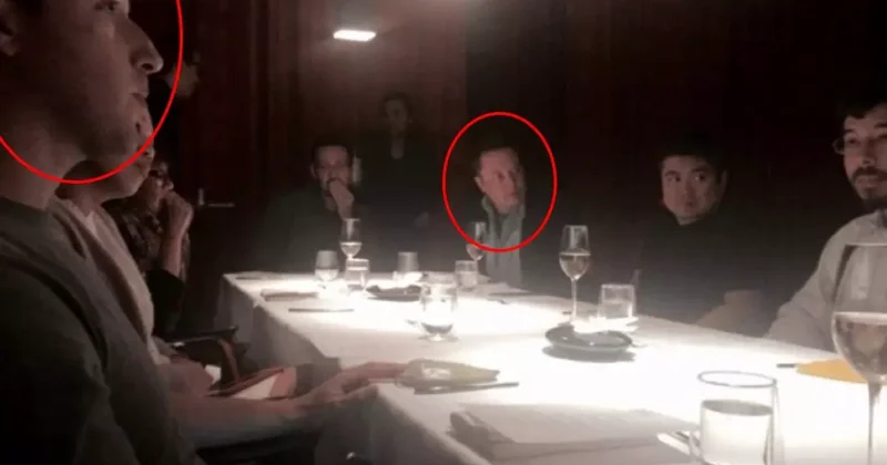 Dünya bu fotoğrafı konuşuyor! Masada oturan 2 kişiye bakın