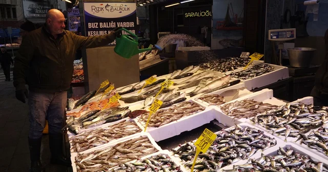 Trabzon da, balık tezgahlarında çeşit bolluğu Trabzon Haberleri
