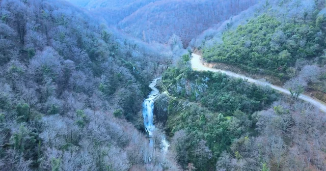 Gemlik te yağmurlar, Sudüşen Şelalesi ne hayat verdi Bursa Haberleri