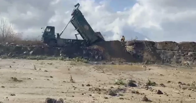 DSİ den Irlamaz Çayı nda taşkın sonrası çalışma Manisa Haberleri