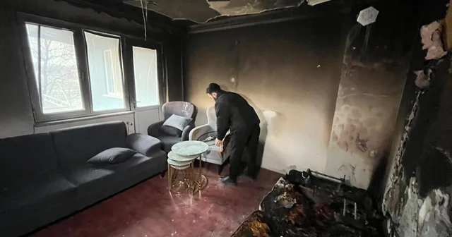 Bebeği üşümesin diye annesine taşındı, döndüğünde evinin kül olduğunu gördü Evi yanıp söndü kimsenin ruhu bile duymadı Evi yanan baba çaresiz kaldı Eskişehir Haberleri
