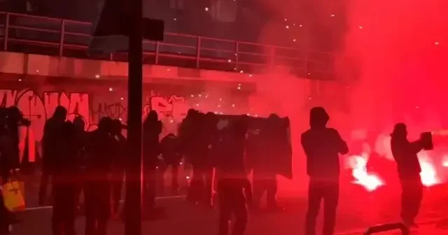 Olimpiyatlar için kesilen ağaçlar Milano’yu ayağa kaldırdı: Polisin sert müdahalesi kamerada VİDEO İZLE