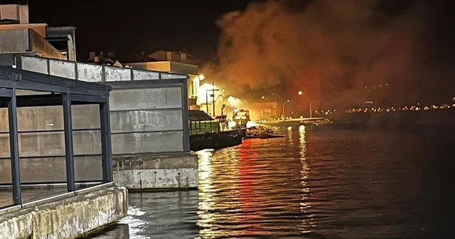 Gelibolu da korkutan yangın Çanakkale Haberleri