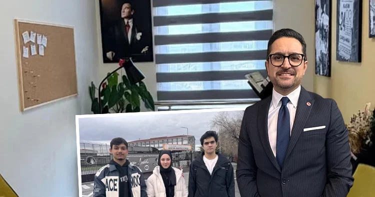 Öğrenciler çekinmesin diye yaptı Okul müdüründen dikkat çeken makam odası uygulaması