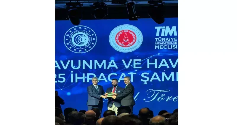 SYS Grup’a ‘Silah Sistemleri ve Mühimmat Ürün Grubu’ kategorisinde ikincilik ödülü