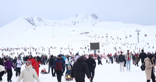 Erciyes te hafta sonu yoğunluğu Kayseri Haberleri