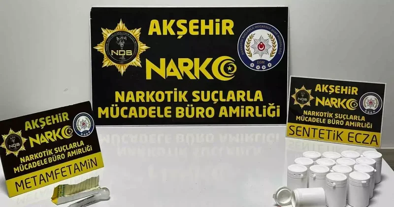 Akşehir’de uyuşturucu operasyonu