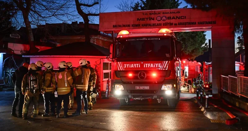 Sabancı hastanesinde yangın: Hastalar tahliye edildi