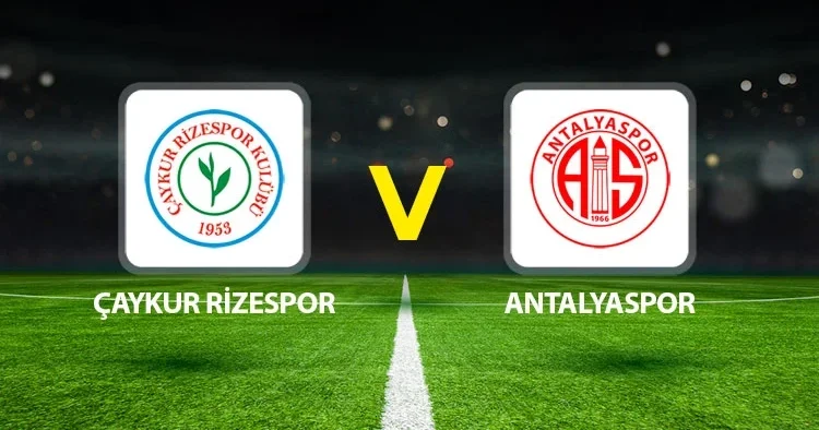 Canlı anlatım: Rizespor Antalyaspor maçı