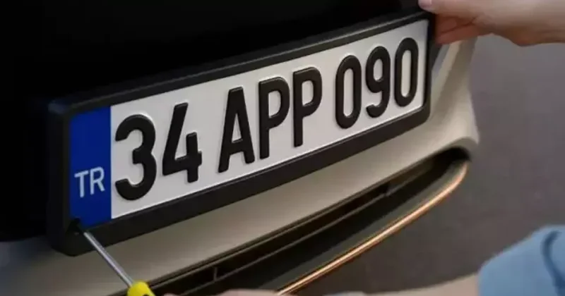 APP plaka paniği sürüyor! Plakanız sahte olmayabilir, bu ayrıntıya dikkat edin