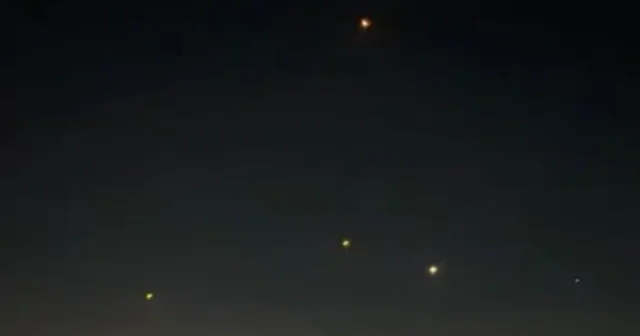 İran’ın misilleme füzeleri İsrail’in Hayfa kentinde görüntülendi VİDEO İZLE