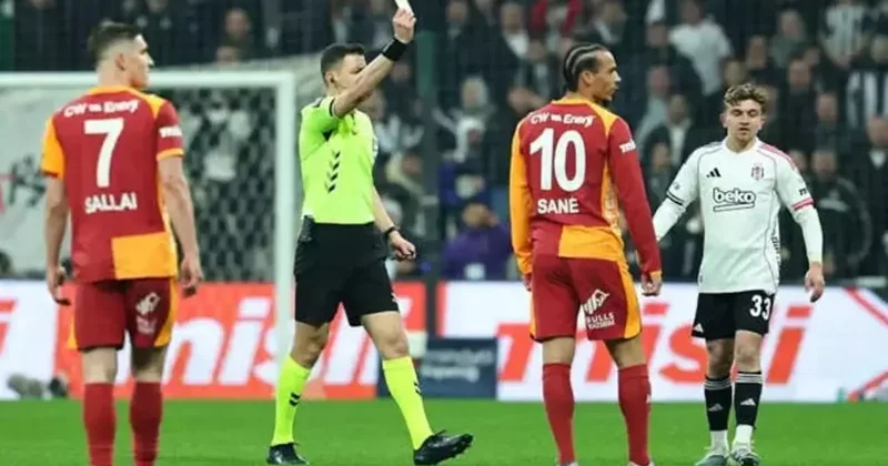 Galatasaray dan Beşiktaş a karşı ilginç kırmızı kart istatistiği!