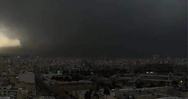 Saldırılar sonrası Tahran! Petrol resmen yağmur olup yağdı