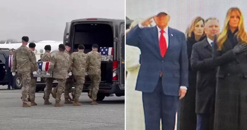 İran çok sayıda ABD askerini öldürdük demişti: Trump, ABD askerlerinin tabutlarını böyle karşıladı