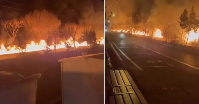 Petrol deposu patladı, kilometrelerce yol alev alev yanıyor Sözcü Gazetesi