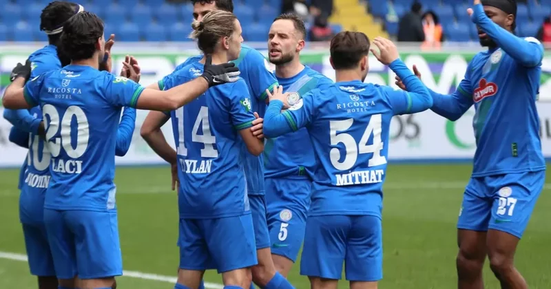 Gol de yemiyorlar, puan da kaybetmiyorlar! Rizespor dan üst üste 3. galibiyet