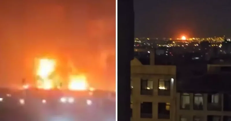 İsrail savaş uçakları, İran ı vurdu! Üç petrol depolama tesisini hedef aldılar