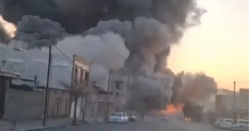 İran ın İlam şehrine yoğun hava saldırısı