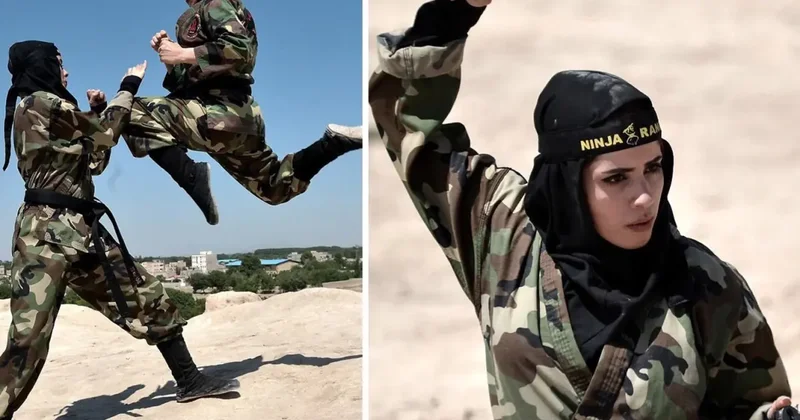 Kadın ninjalar, İsrail askerlerini bekliyor
