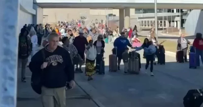 ABD’de Kansas Havalimanı nda alarm: Tüm yolcular tahliye edildi!