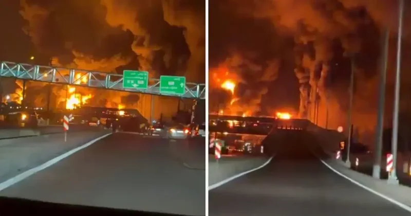 Tahran dan gelen görüntüler korkunç