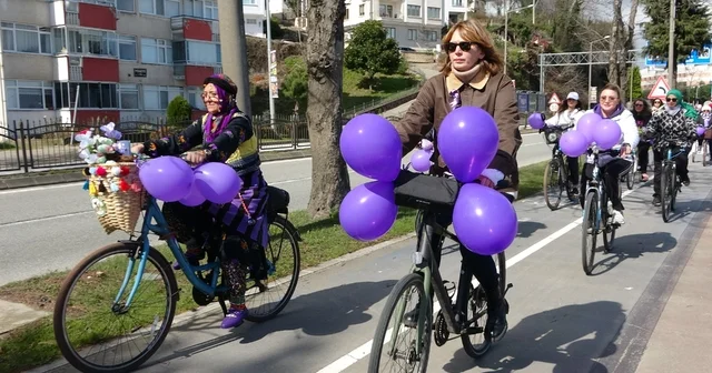 Ordu da kadınlar 8 Mart dolayısıyla pedal çevirdi Ordu Haberleri