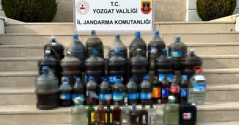 Yozgat ta 343 litre sahte alkol ele geçirildi