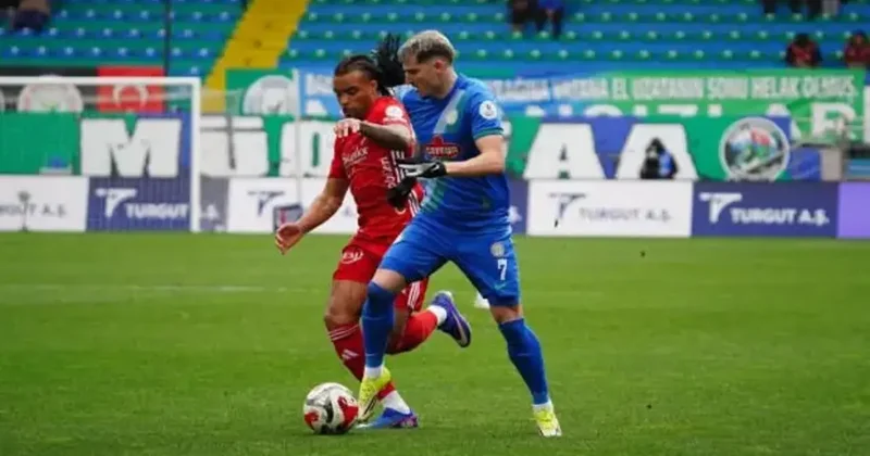 Çaykur Rizespor evinde Antalyaspor u tek golle devirdi!