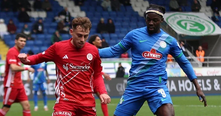 Rizespor 1 0 Antalyaspor (Süper Lig maçı özeti)