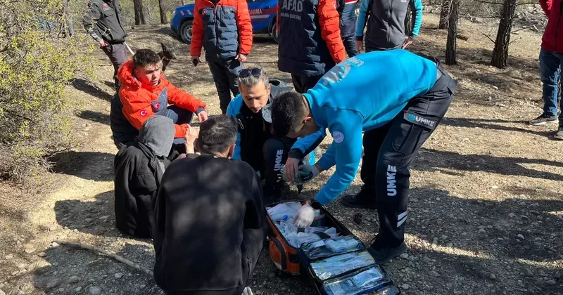 Karaman da dağlık alanda kaybolan kadın bulundu