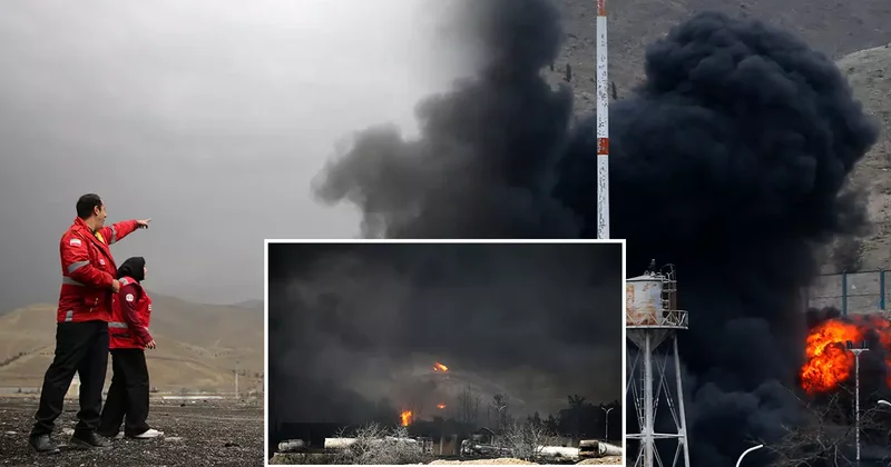 Tahran da gün ağarmadı! Savaşın merkezinde iç karartan görüntü: Gökten kül yağdı