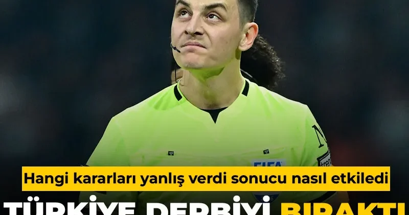 Türkiye derbiyi bıraktı Ozan Ergün ü konuşuyor: Hangi kararları yanlış verdi sonucu nasıl etkiledi
