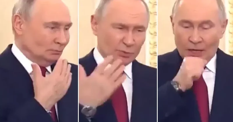 Putin i küplere bindirecek görüntü! Yanlışlıkla yayınladılar