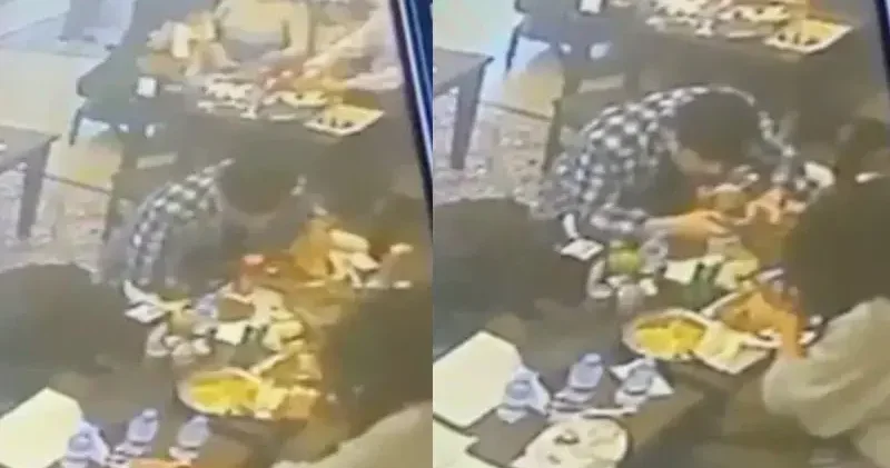 Taksim’de yemek yerken dudağını böcek ısırdı; şikayetçi oldu