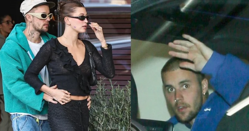 İki farklı Justin Bieber: Eşine sevgi gösterisinde bulundu, paparazzilere öfke kustu