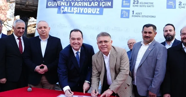 Gelenbe de 4 milyon Euro luk altyapı yatırımı için imzalar atıldı Manisa Haberleri
