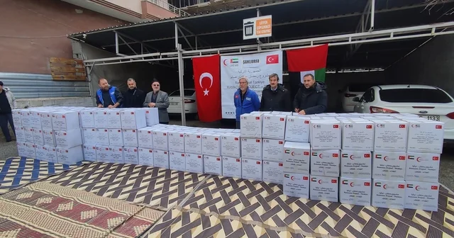 Şanlıurfa daki ihtiyaç sahibi 150 aileye gıda kolisi desteği Şanlıurfa Haberleri