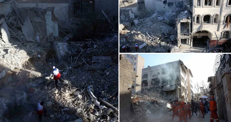 İsrail den Tahran da saldırı: Sinagog çevresi ağır hasar aldı Dünya Haberleri