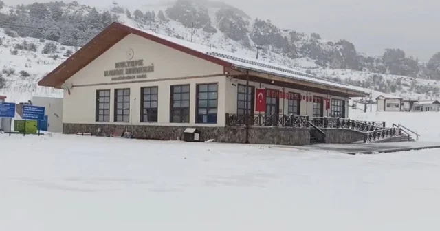 Keltepe Kayak Merkezi nisan ayında beyaz örtüyle kaplandı Karabük Haberleri